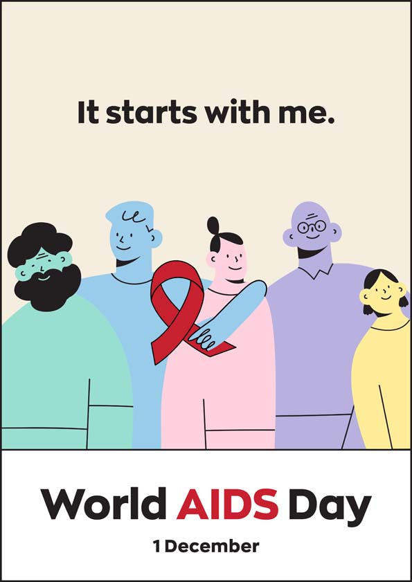 World AIDS Day 2024 poster